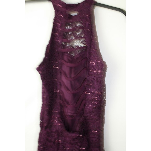 NWOT Speechless Juniors' Halter Style Party Cocktail Dress Size 11 Burgundy - Picture 2 of 8
